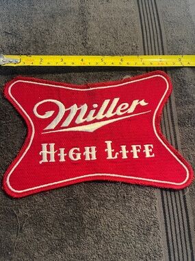 Miller High Life Red Embroidered Patch